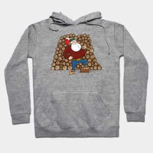 Lumberjack Santa Hoodie